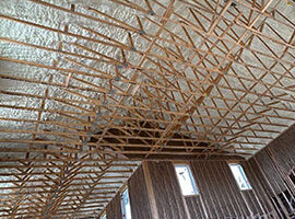 Spray foam insulation B and M Insulation